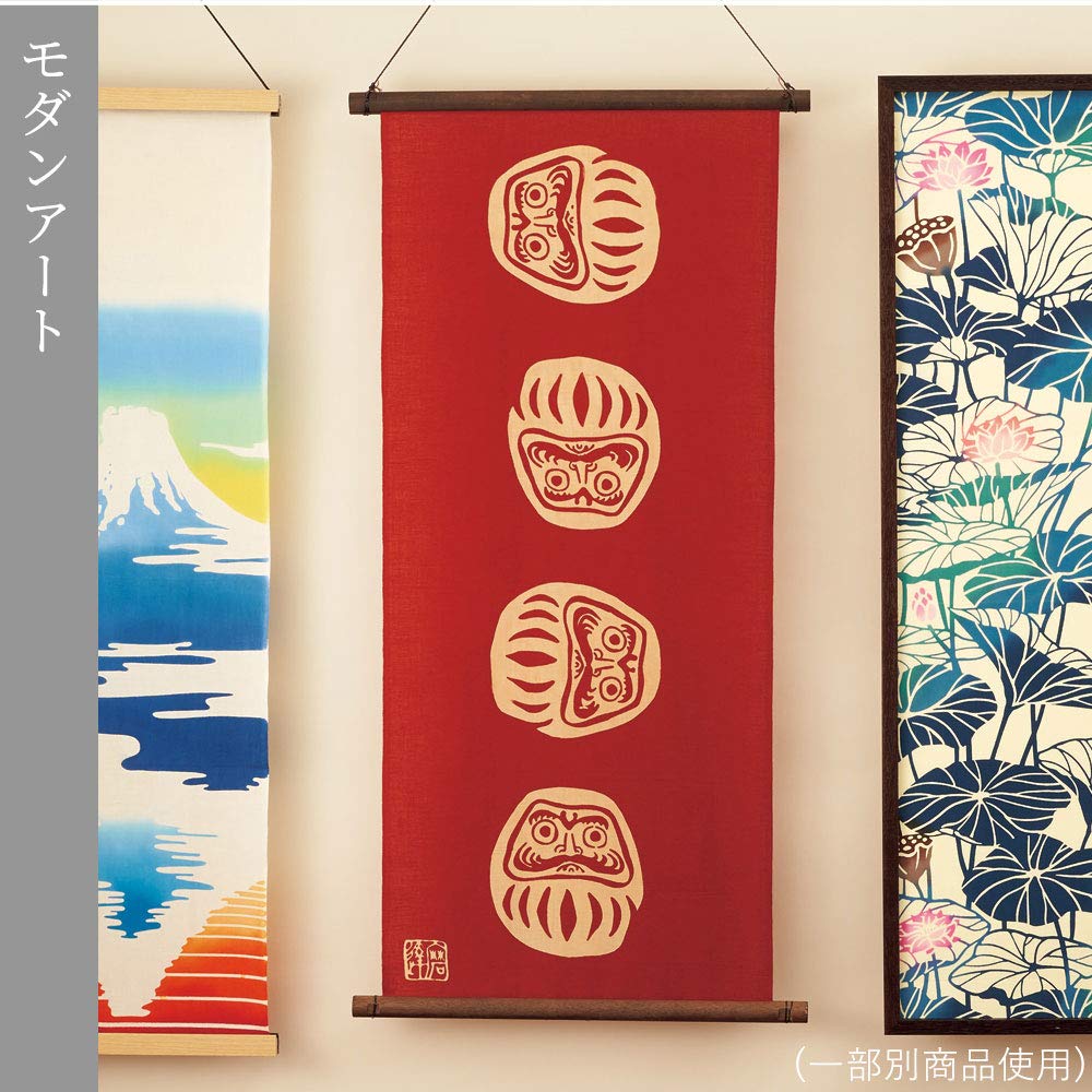 Amazon｜タペストリー棒 手ぬぐい用 43cm 木製 丸型 簡単